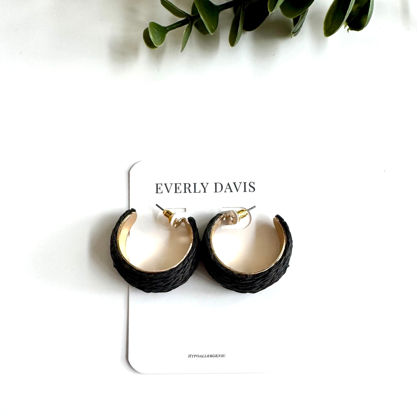 Raffia Hoops