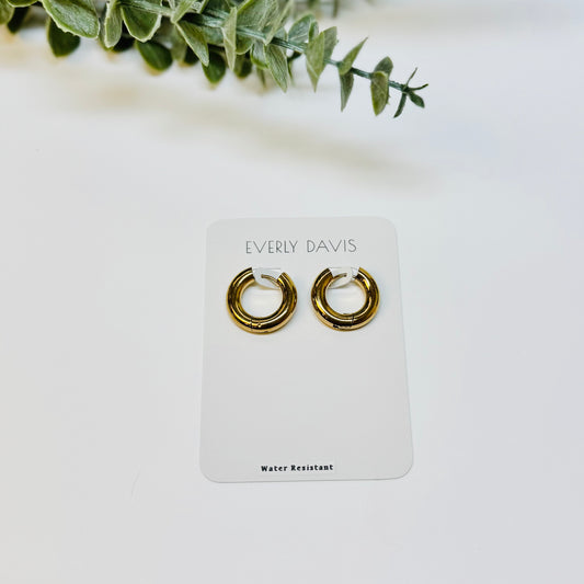 Circle Gold Earrings