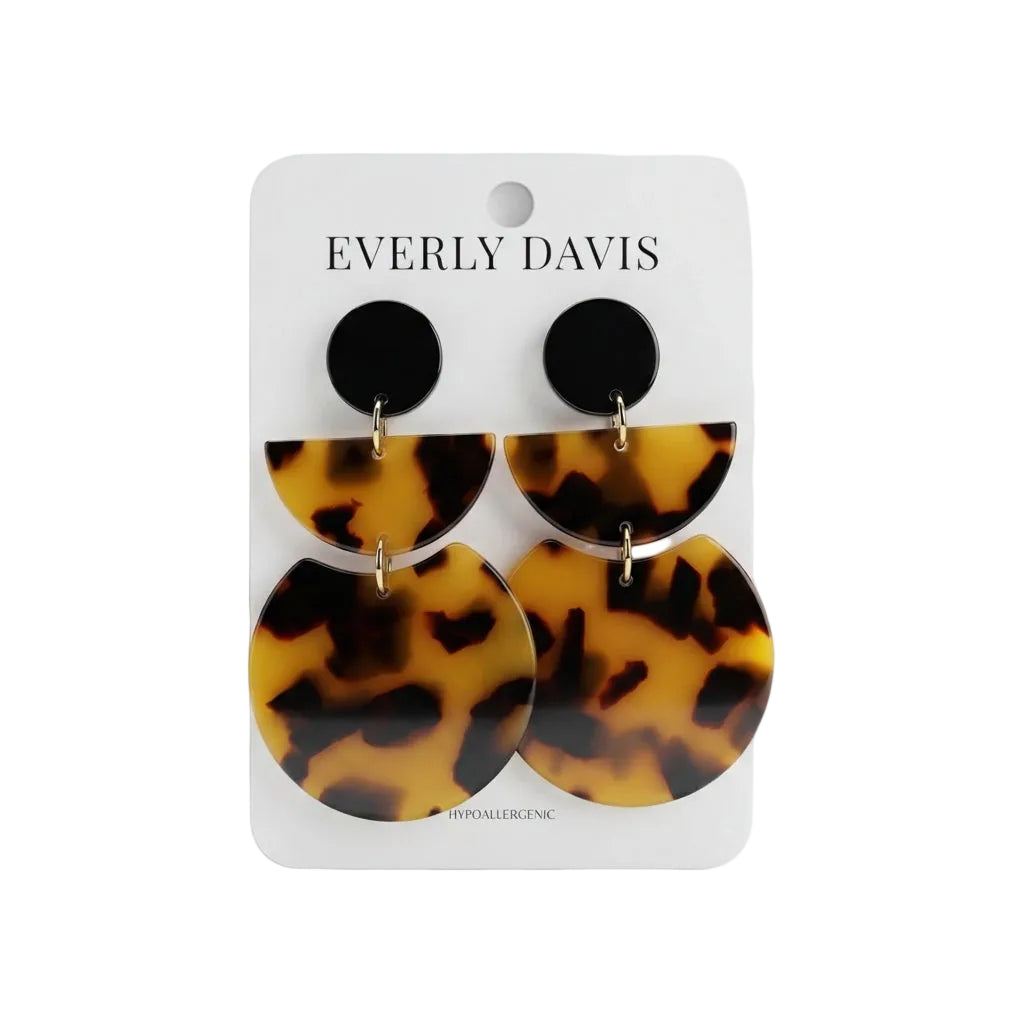 Circle Tortorie Earrings