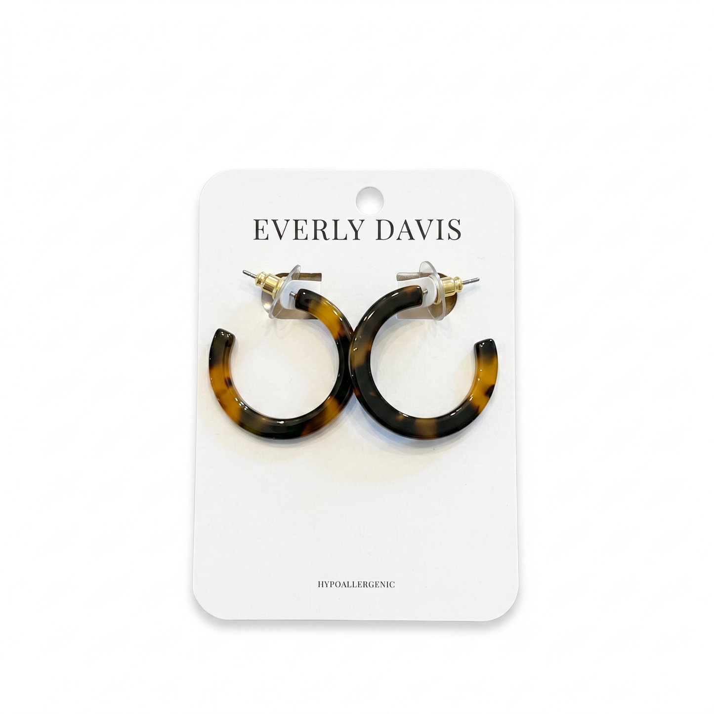 Small Tortoise Hoops