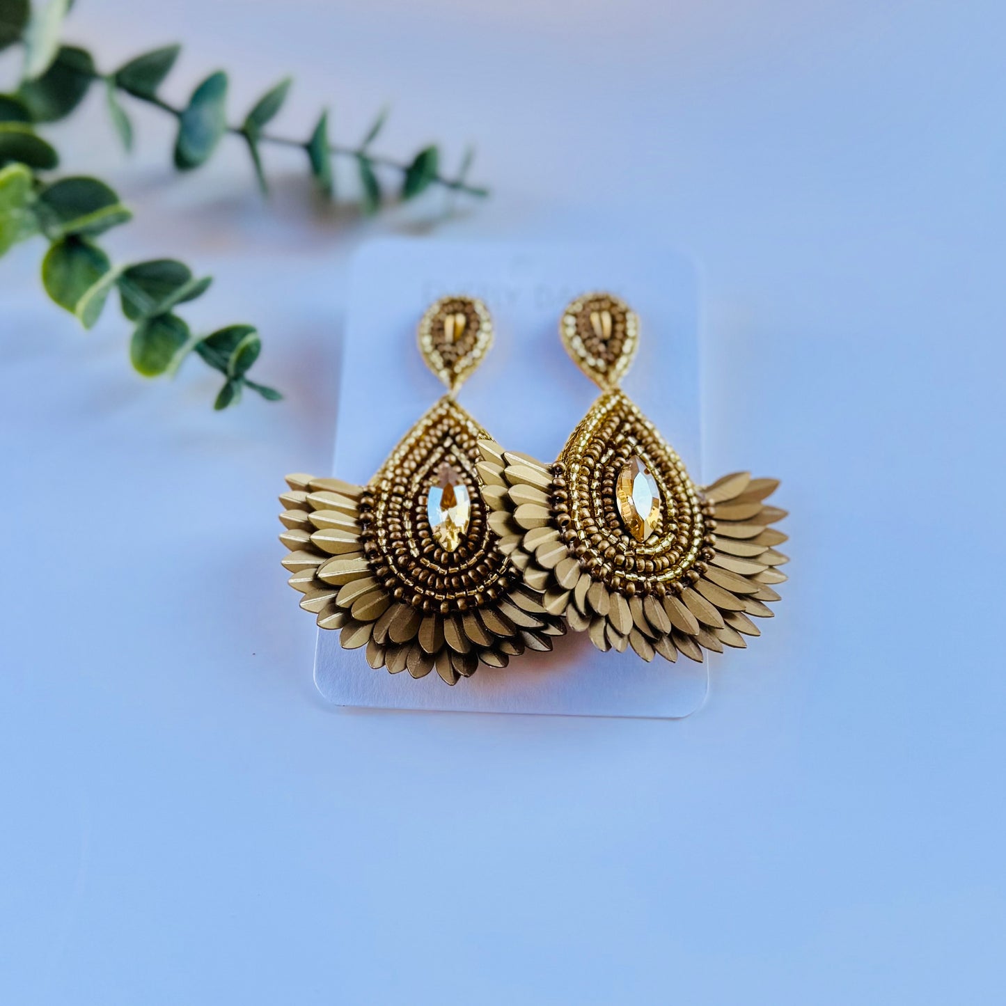 Teardrop Wing Earrings