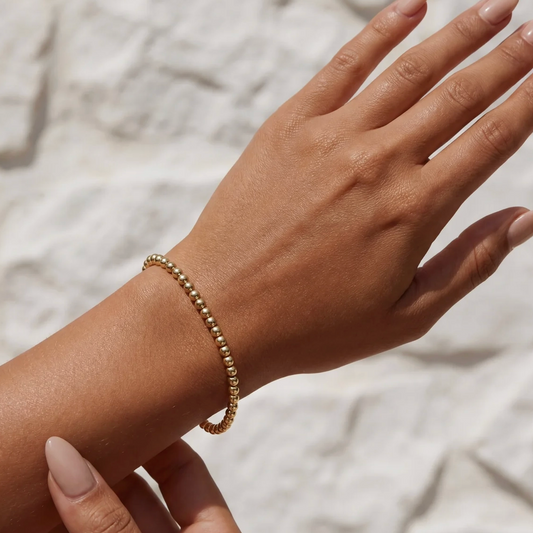 Classic 4mm Beaded Bracelet