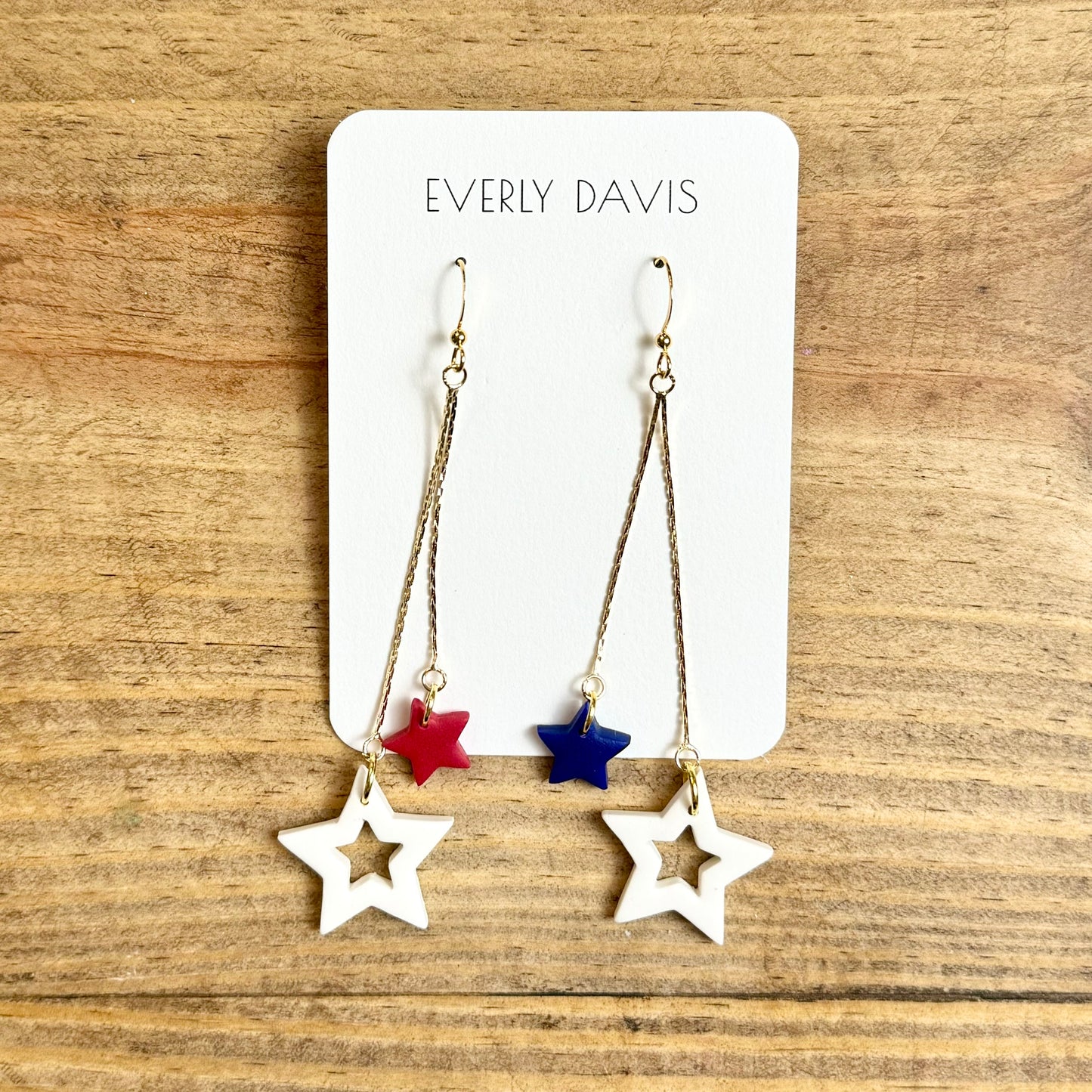 Dangle Star Earrings