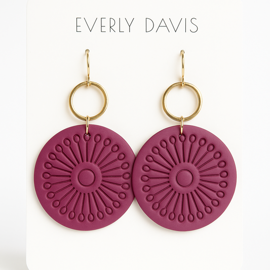 Boho Circle Earrings