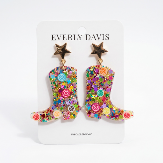 Sparkled Cowboy Boot
