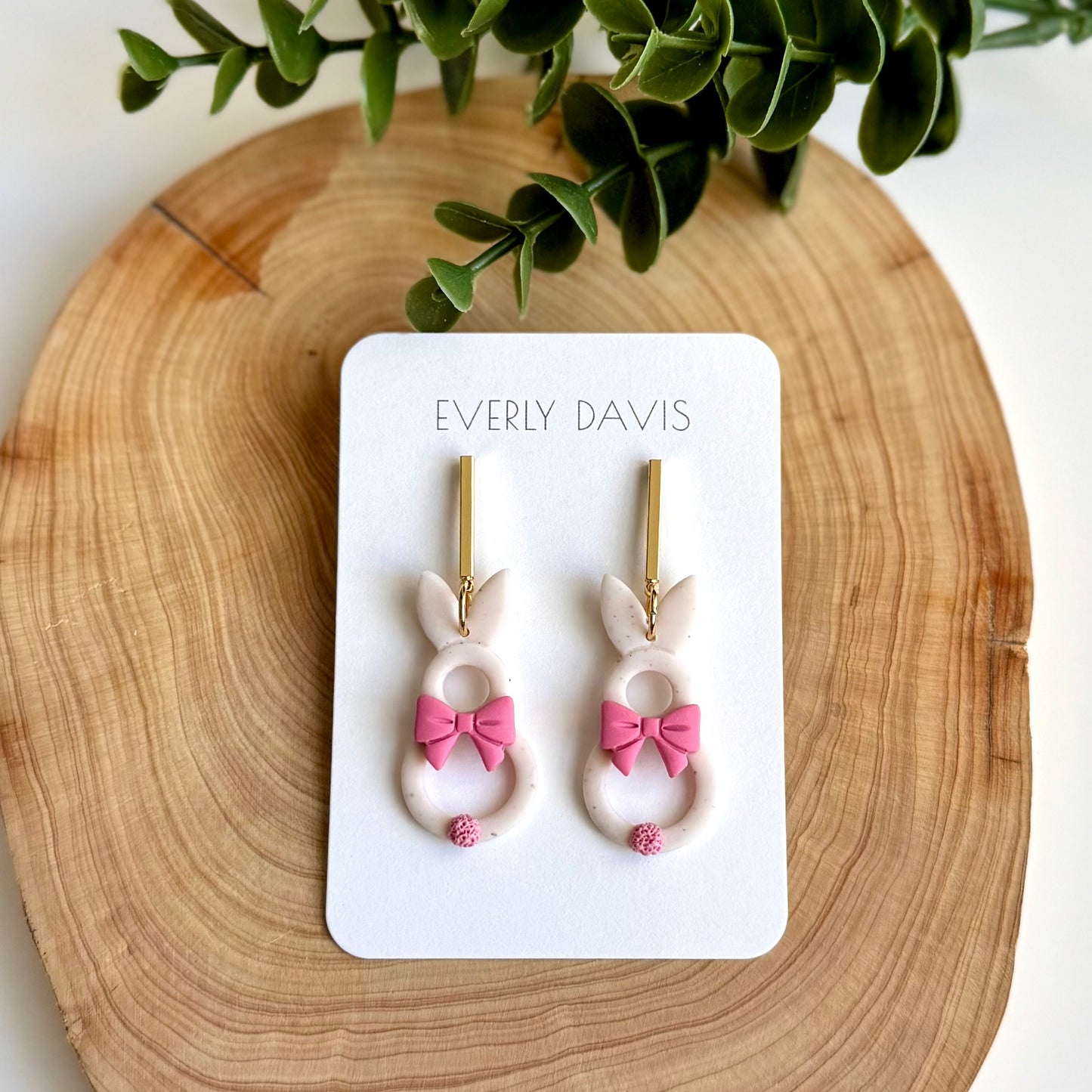 White Bunny with Bows