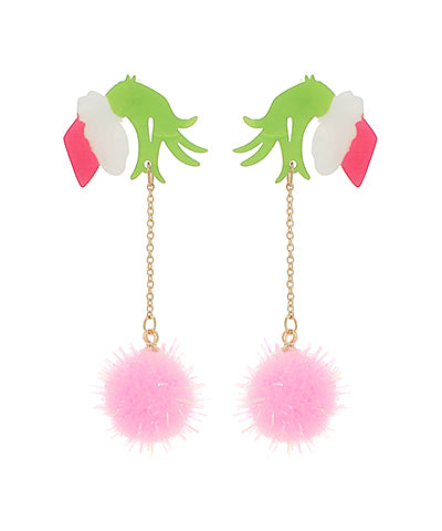 Christmas Pompom Grinch