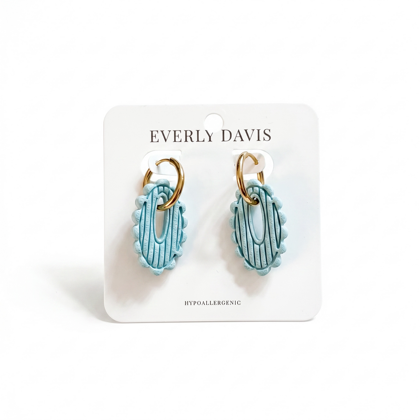 Carolina Imprinted Lines Earrings