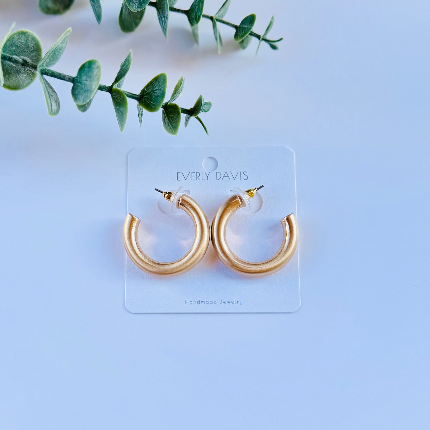 High Polish + Matte Hoops