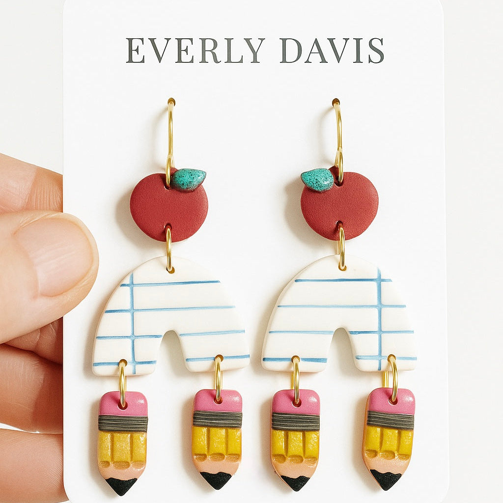 Back to School Earrings