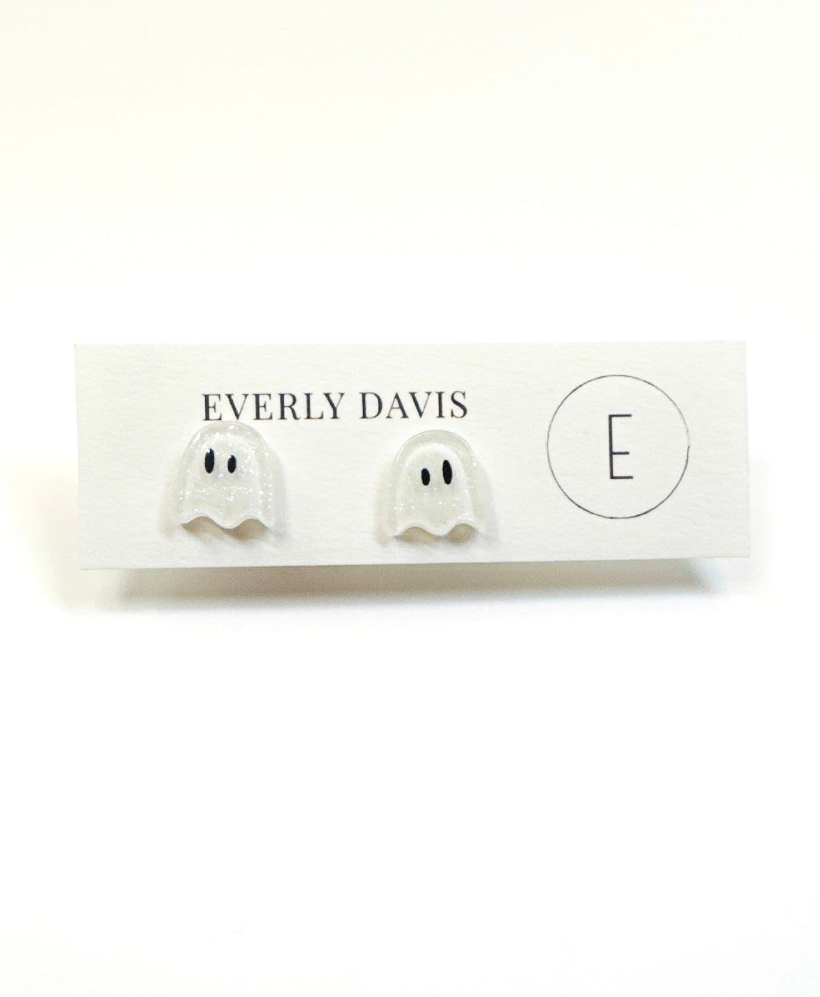 White Ghost Studs