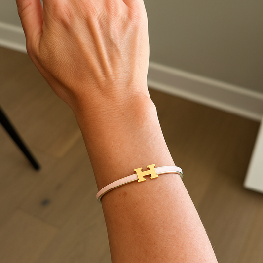 Pink Bangle Bracelet