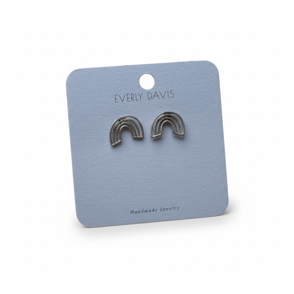 Metal Rainbow Studs