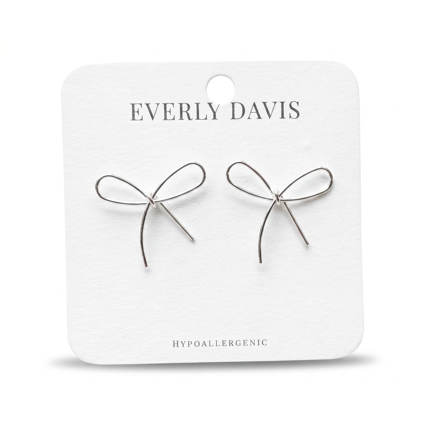 Silver Metal Bows