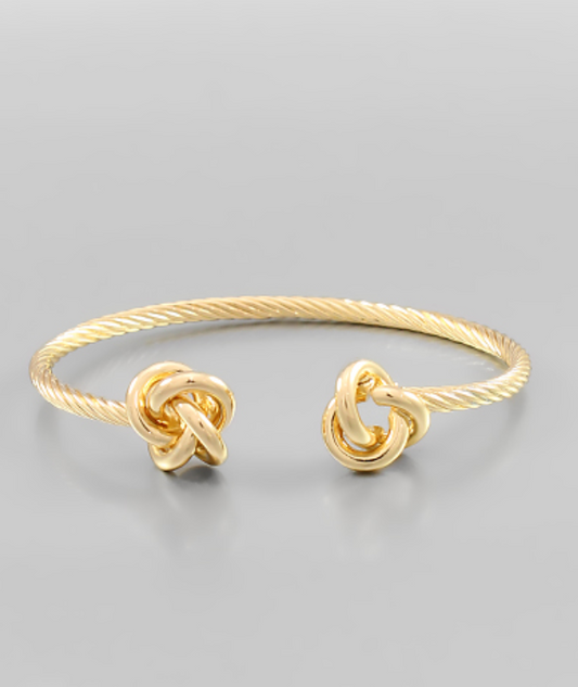 Knot Cable Cuff Bracelet