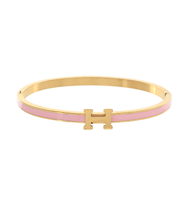 Pink Bangle Bracelet