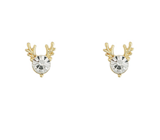 Christmas Deer Stud Earrings