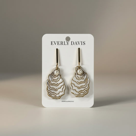 Oyster Shell Dangles