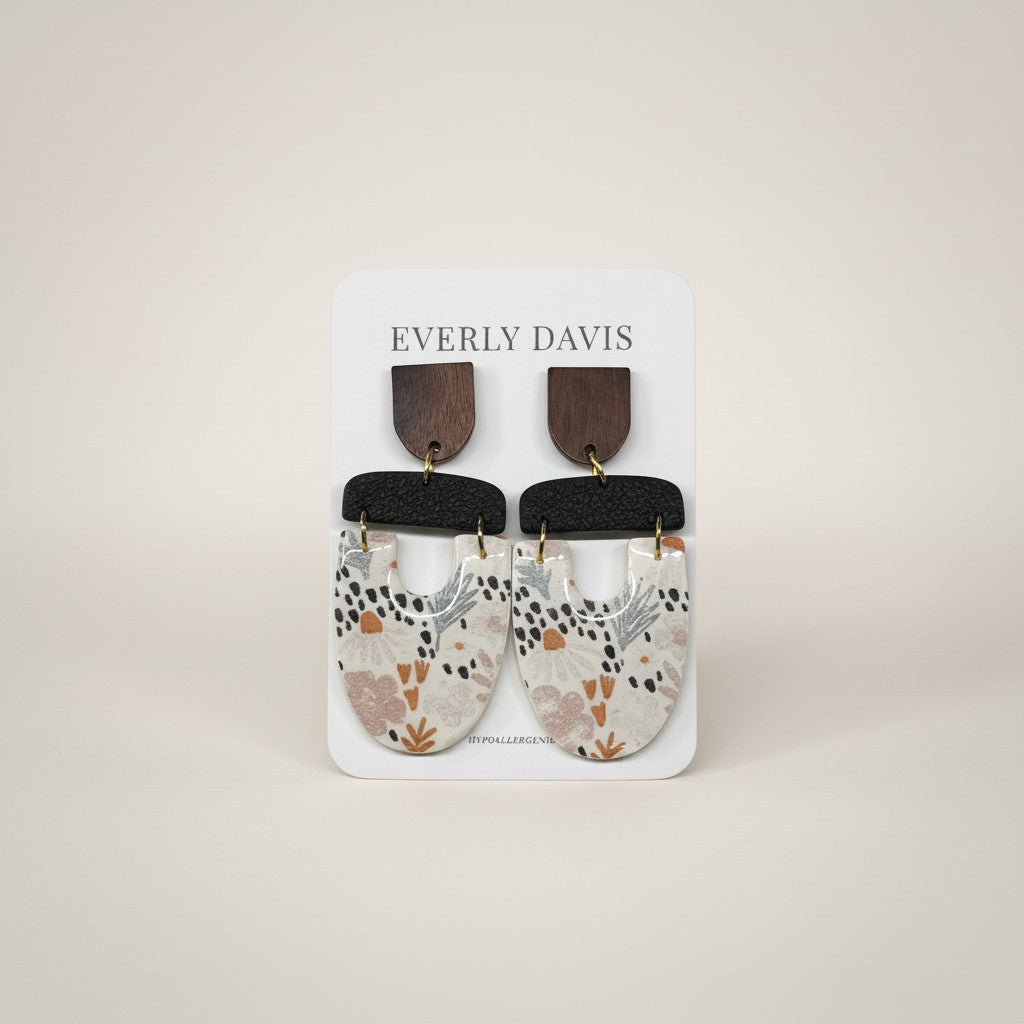 Multi-tiered Earrings