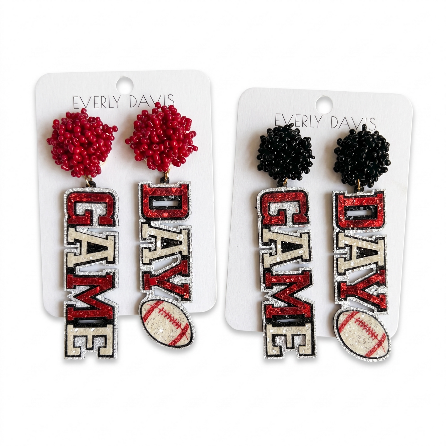 Game Day Football Drop Earrings