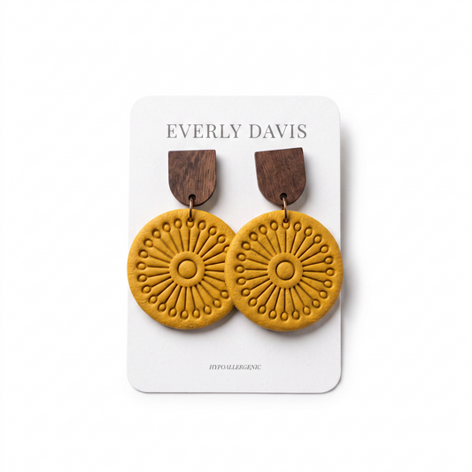 Boho Circle Earrings