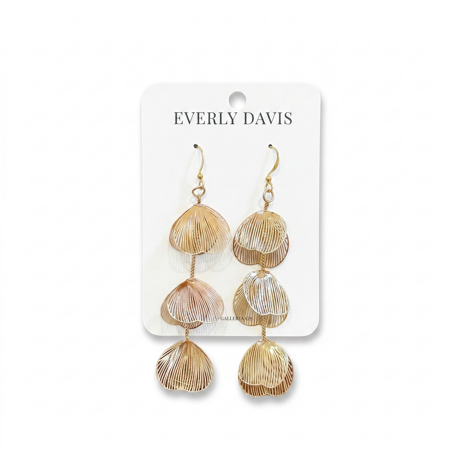 Metal Leaf Earrings