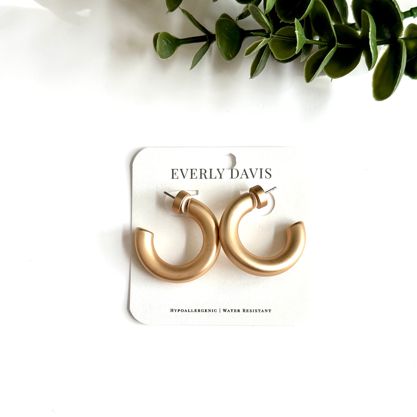 Volumed Hoop Earring