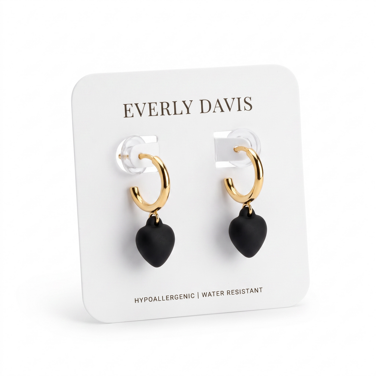 Matte Color Coat Heart Earring