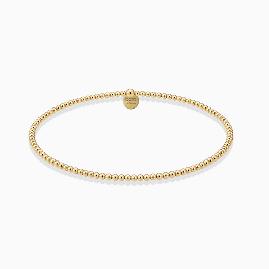 Classic 2mm Beaded Bracelet