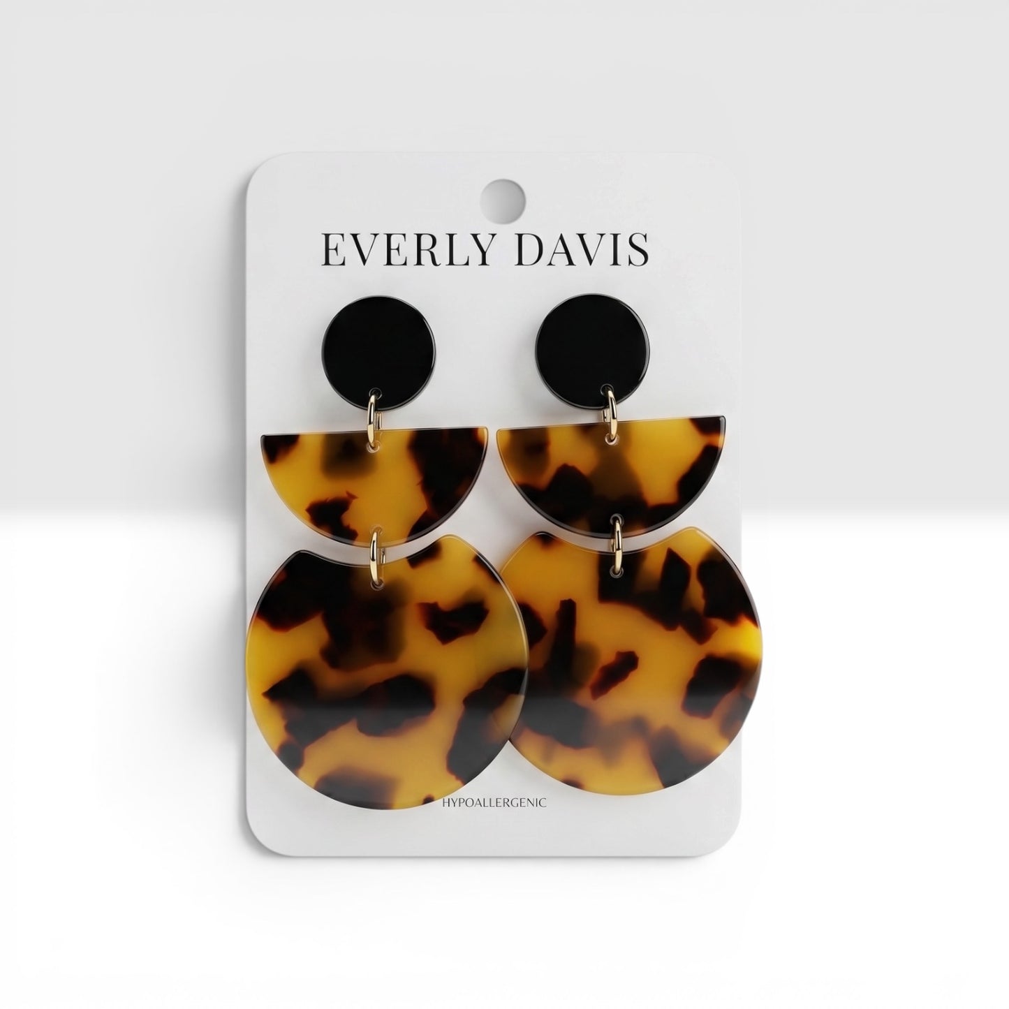 Circle Tortorie Earrings
