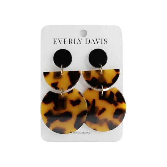 Circle Tortorie Earrings