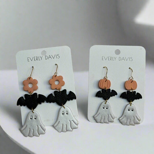 Bat Ghost Earrings