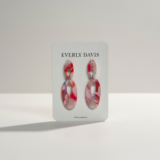 Lana Marbled Clay Earrings