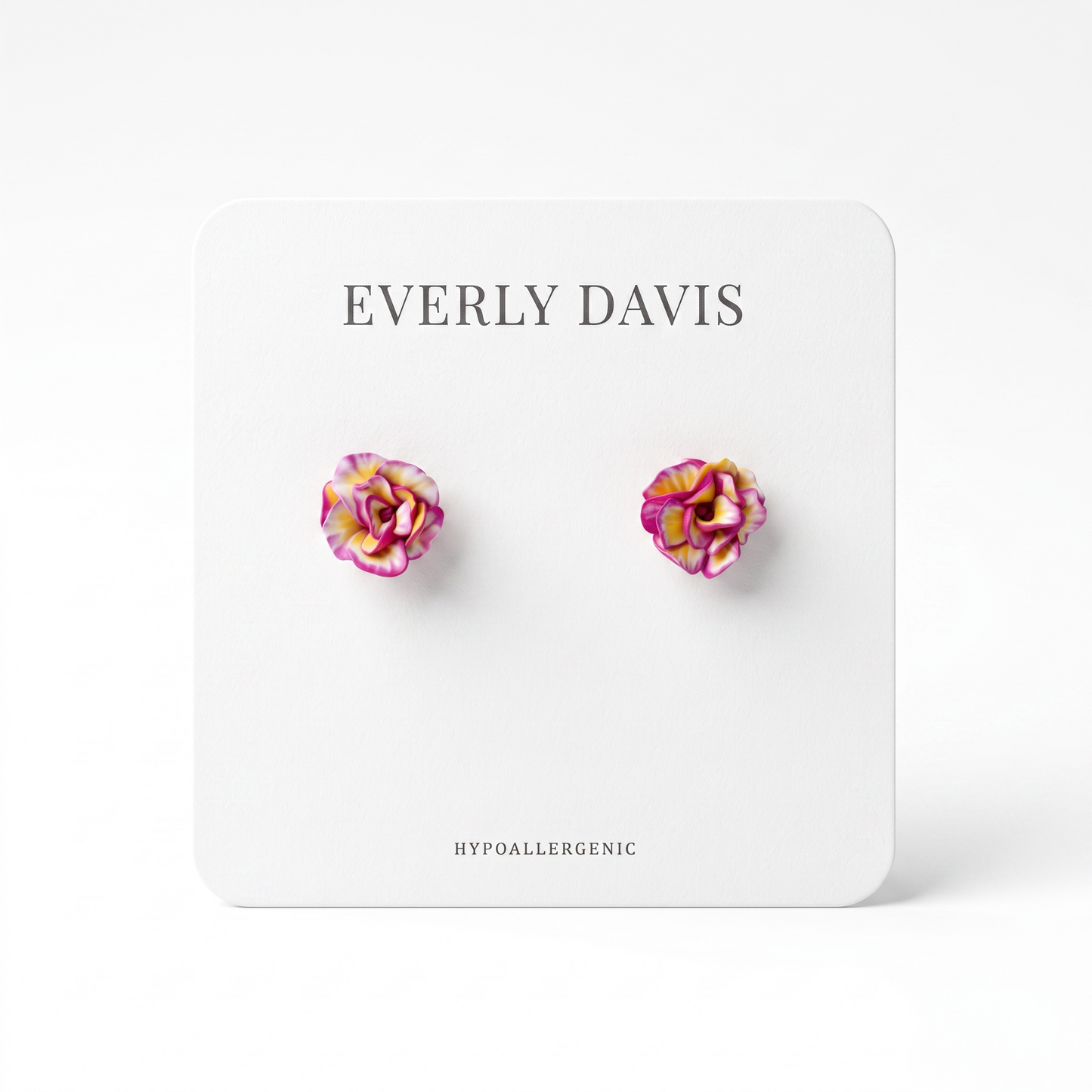 Multi color Flower Earrings