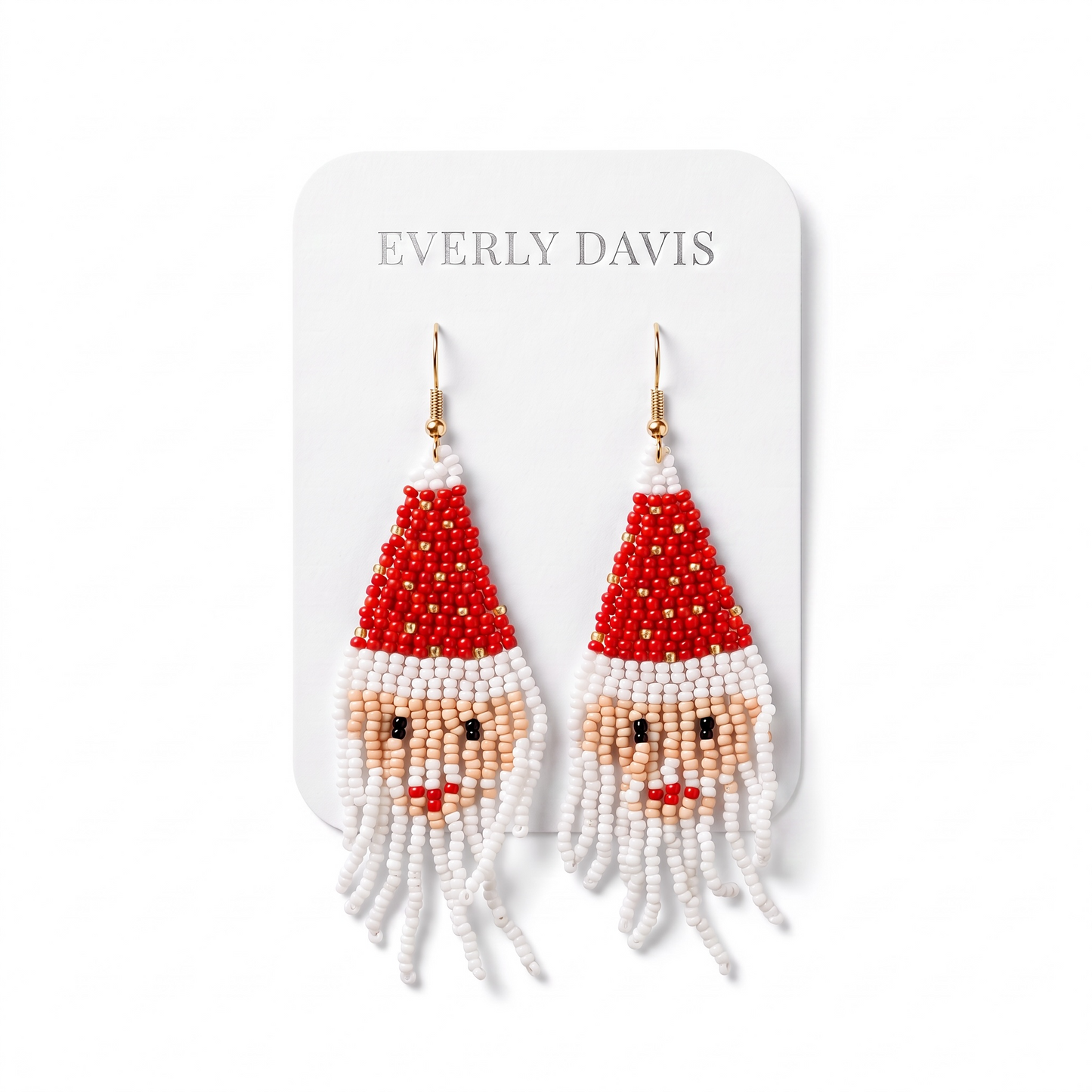 Santa Claus Tassel Earrings