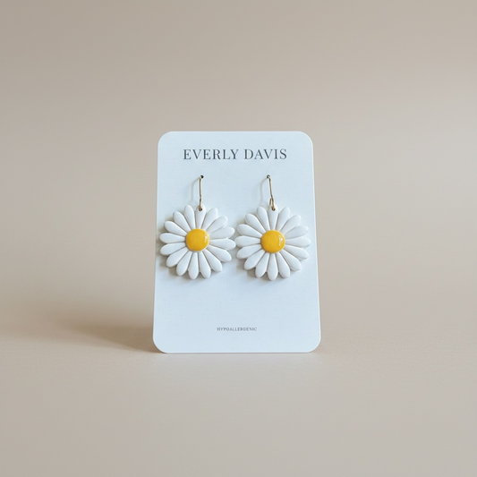 Daisy Flower Earrings