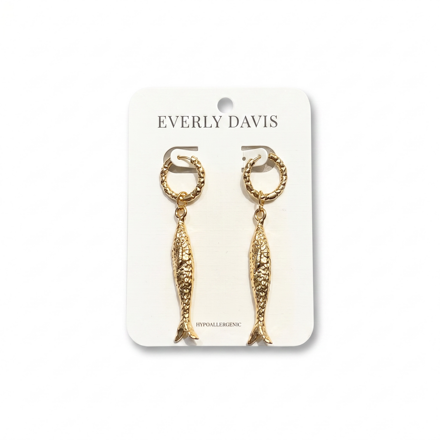 Fish Huggie Hoop Earrings