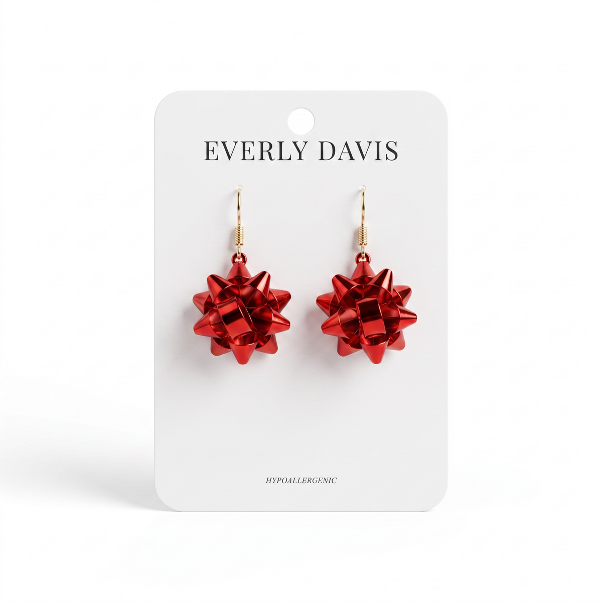 Christmas Bow Earrings
