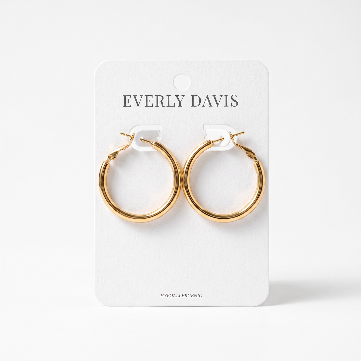Shiny Gold Hoops