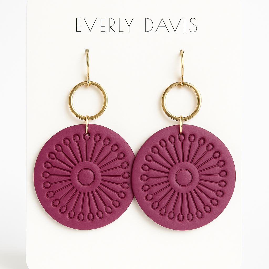 Boho Circle Earrings