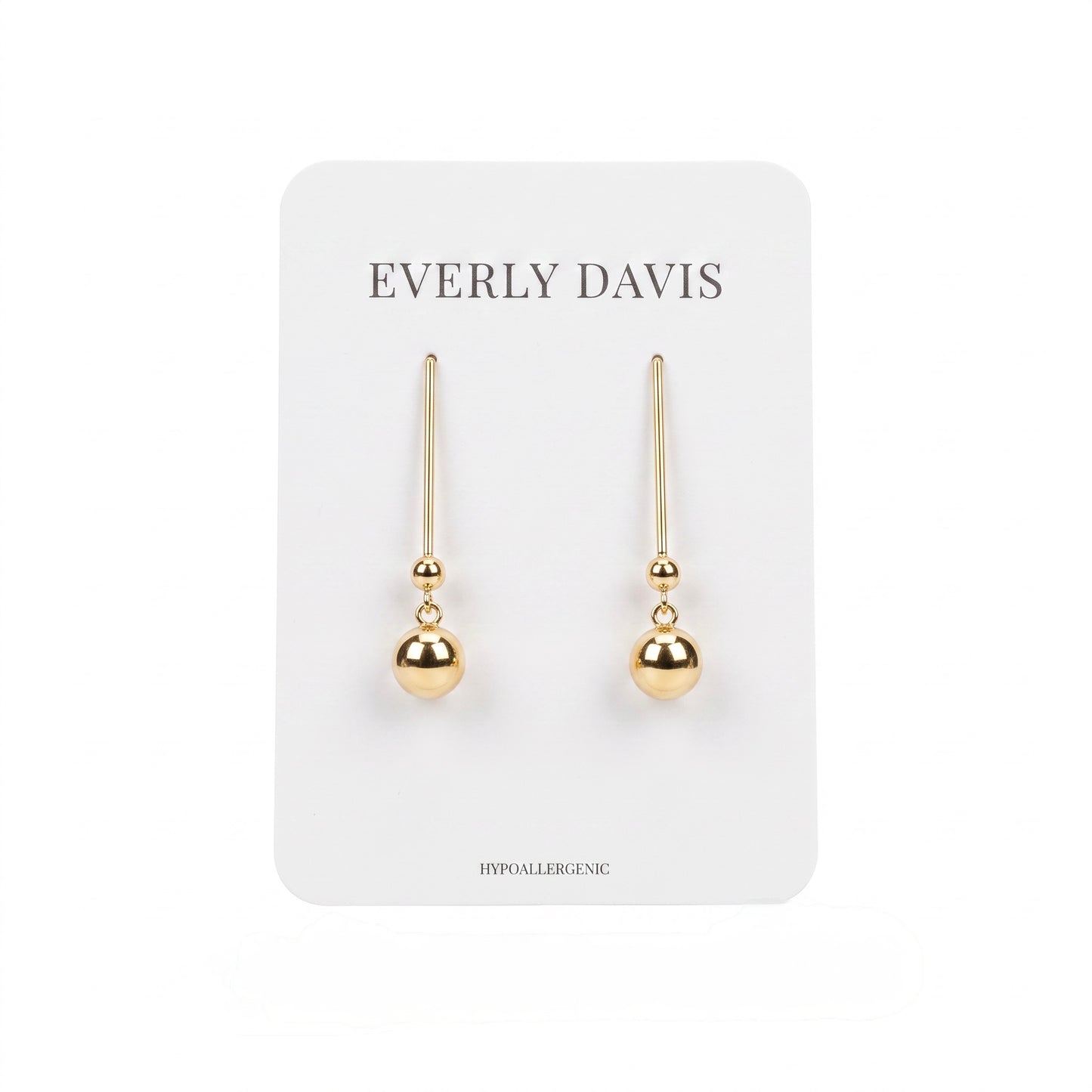 Ball & Bar Earrings