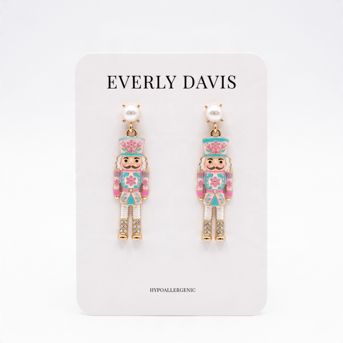 Nutcracker & Pearl Earrings