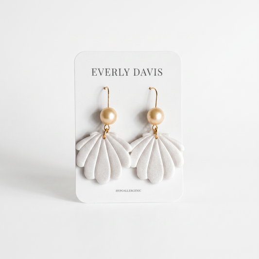 White Shells with Pearl