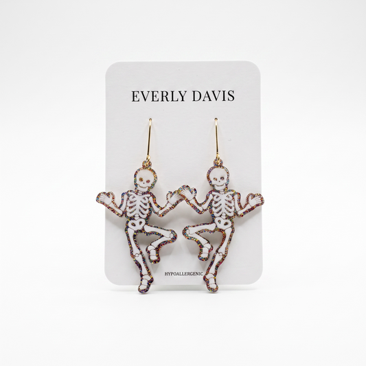 Dancing Skeleton Earrings