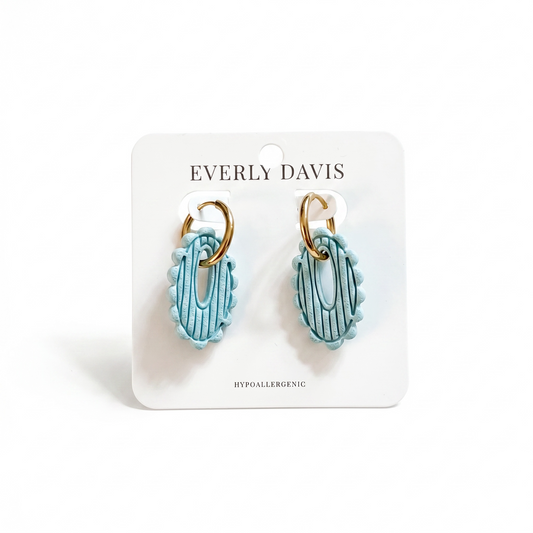 Carolina Imprinted Lines Earrings