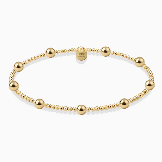 Elea Gold Beaded Bracelet