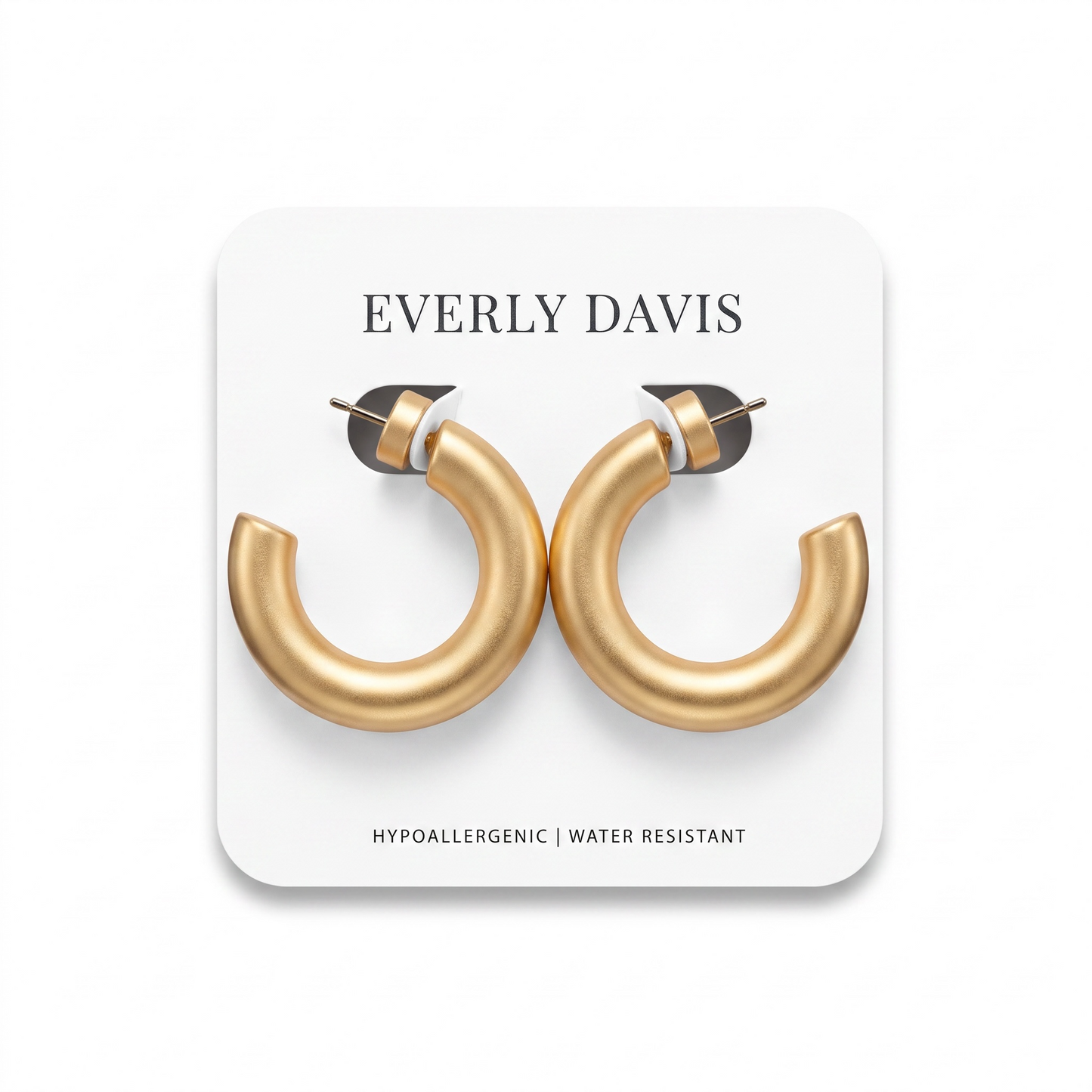 Volumed Hoop Earring