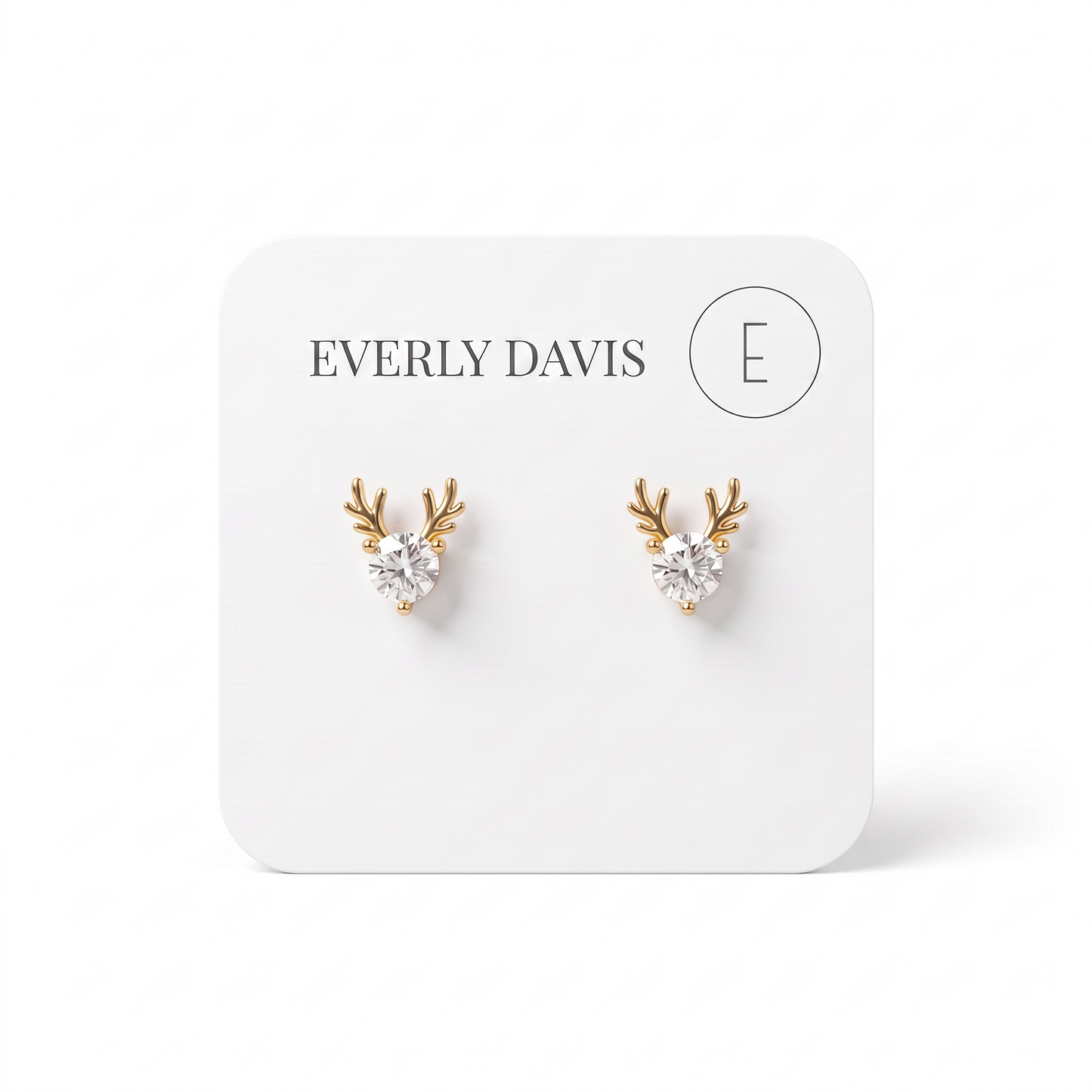 Christmas Deer Stud Earrings