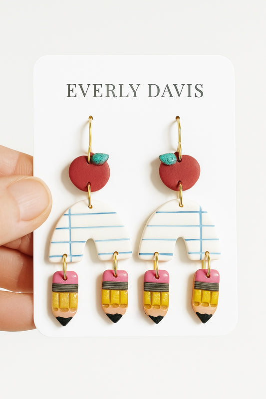 Back to School Earrings