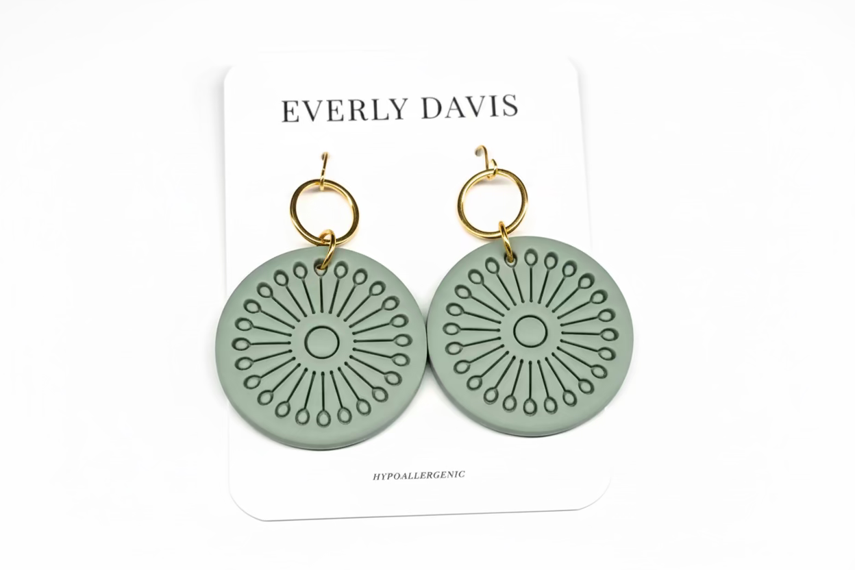 Boho Circle Earrings